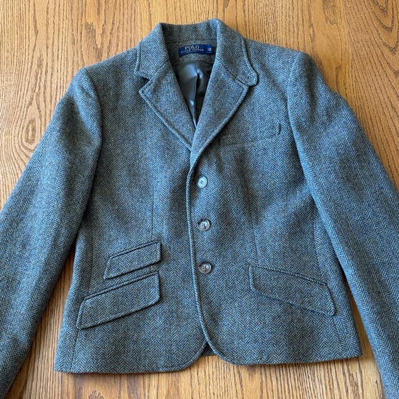 Polo Ralph Lauren Jackets & Blazers - Polo by Ralph Lauren Herringbone Blazer in Gray